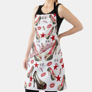 Alles over Print Apron Beauty Secrets Salon Stylis Schort