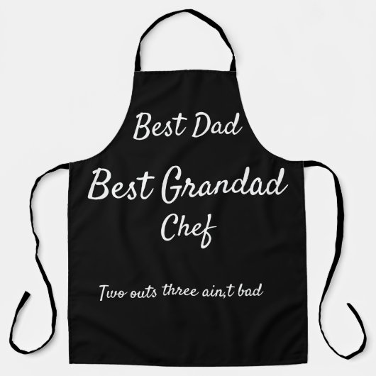 Alles-over Print Apron, cadeau voor hem, Fun beric Schort (Voorkant)