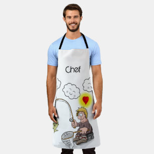 Alles over Print Apron Fisherman Vist Schort