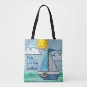 Alles over print Canvas tas Driftwood Beach (Voorkant)