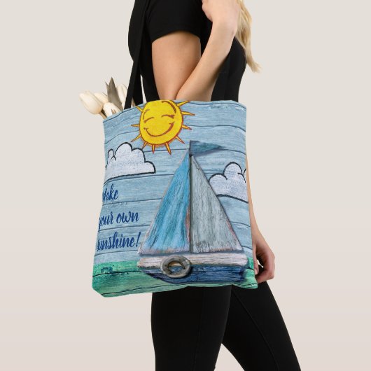Alles over print Canvas tas Driftwood Beach (Dichtbij)