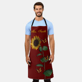 Alles over Print Schort Sunflower Butterfly (Gedragen)