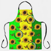 Alles over Print Schort Sunflower Butterfly (Voorkant)