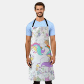 Alles over Print Schort Unicorn Baby Angel (Gedragen)