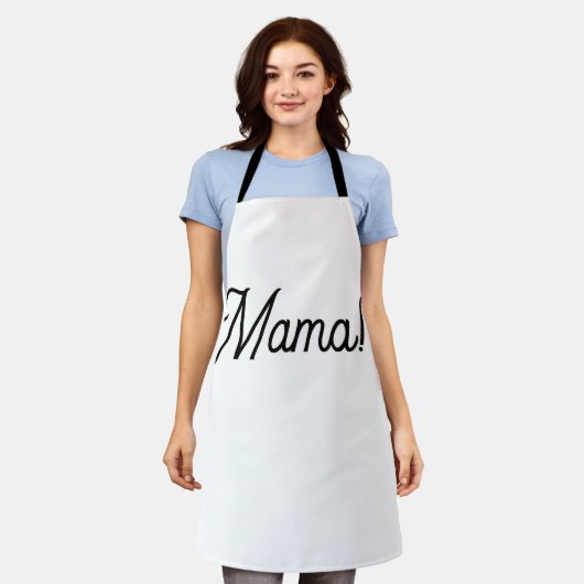Alles over print schort voor je mama (Gedragen)