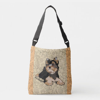 Alles over Print Shoulder Bag Puppy Dog Crossbody Tas