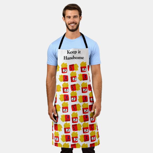 Alles over printplaat Houd het handige Franse fees Schort (Gedragen)