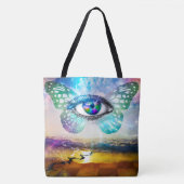 Alles-over-printtas met opening oog tote bag (Voorkant)