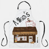 Alles over Schort Koffiewinkel, cafeïne (Voorkant)