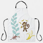 Alles over Schort Monkeys Bananas Leaves (Voorkant)