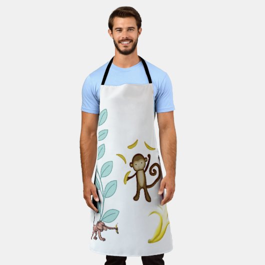 Alles over Schort Monkeys Bananas Leaves (Gedragen)