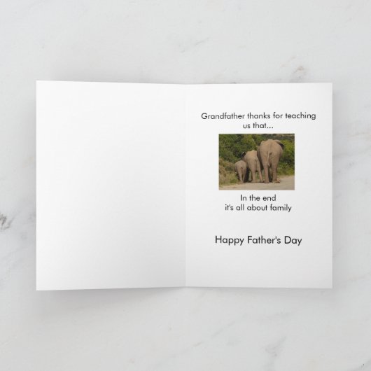 Alles over speciale Vaderdag Kaart (Binnen)