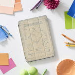 Alles over spel - honkbal iPad pro cover<br><div class="desc">Alles over het spel I" door Ethan Harper. Biedt een blauwdruk-achtig ontwerp van honkbalelementen.</div>