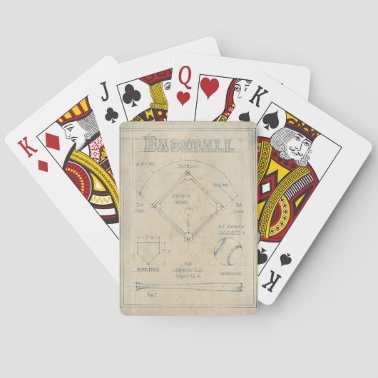 Alles over spel - honkbal pokerkaarten (Achterkant)