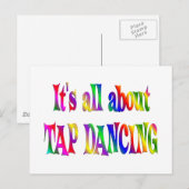 Alles over Tapdansen Briefkaart (Voorkant / Achterkant)