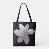 Alles-over Tas - Gardenia op zwart (Achterkant)