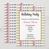 Alles over treinen op zaterdag kaart (Voorkant / Achterkant)