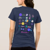 Alles pekelt vrede Tri-Blend shirt (Achterkant)