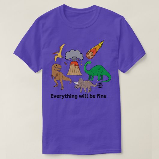 Alles prima dino's t-shirt (Design voorkant)