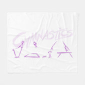 Alles rond de middelste bank fleece deken (Voorkant (Horizontaal))