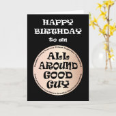 Alles rondom de verjaardag van de goeie kerel kaart (Gele Bloem)