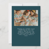 Alles rondom Vrolijk Kerstfeest Kleurrijke Fotokaa Kaart (Achterkant)