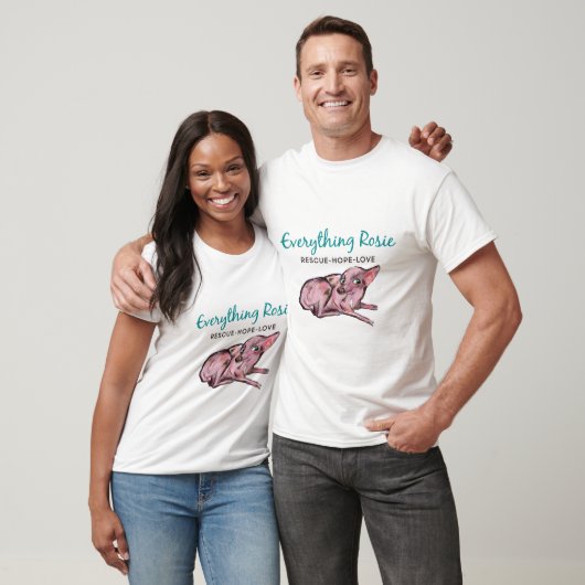 Alles Rosie Basic Heren T-shirt (Unisex)