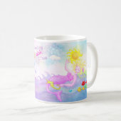 "Alles roze, denk ik" Zeemeermin Mok (Voorkant rechts)