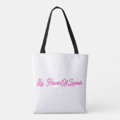 Alles Roze Tote Tas | Trendy Statement Tote (Achterkant)