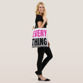 Alles Roze Tote Tas | Trendy Statement Tote (Op model)