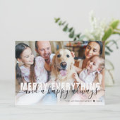 Alles samengevoegd foto feestdagenkaart (Staand voorkant)