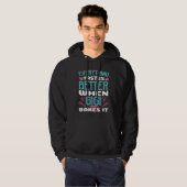 Alles smaakt beter als Gigi het integreert Hoodie (Voorkant volledig)