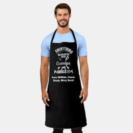 Alles smaakt beter als opa het grilt schort