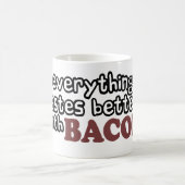 alles smaakt beter bacon koffiemok (Center)