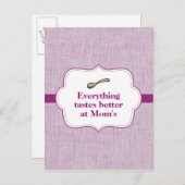 Alles smaakt beter briefkaart (Voorkant / Achterkant)