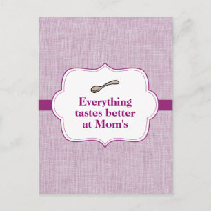 Alles smaakt beter briefkaart