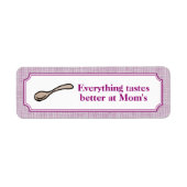 Alles smaakt beter etiket (Voorkant)