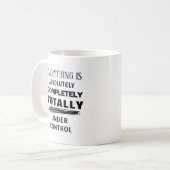 Alles staat onder controle. koffiemok (Voorkant links)