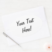 ALLES Stickers Voeg je eigen tekst toe! (Envelop)