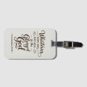 Alles tot de Glorie van God Bagage Label (Voorkant (horizontaal))