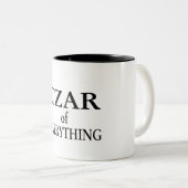 Alles-tsaar Tweekleurige Koffiemok (Voorkant rechts)