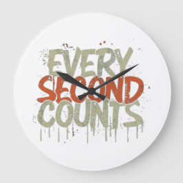 Alles tweede telt, wandklok