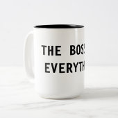 Alles Tweekleurige Koffiemok (Voorkant links)