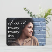 Alles uitgelijnd | Aankondiging foto-Afstuderen (Staand voorkant)