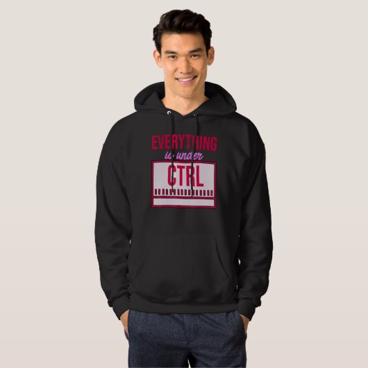 Alles valt onder de controleprogrammeercoderingsso hoodie (Voorkant volledig)
