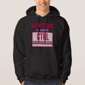 Alles valt onder de controleprogrammeercoderingsso hoodie (Voorkant)