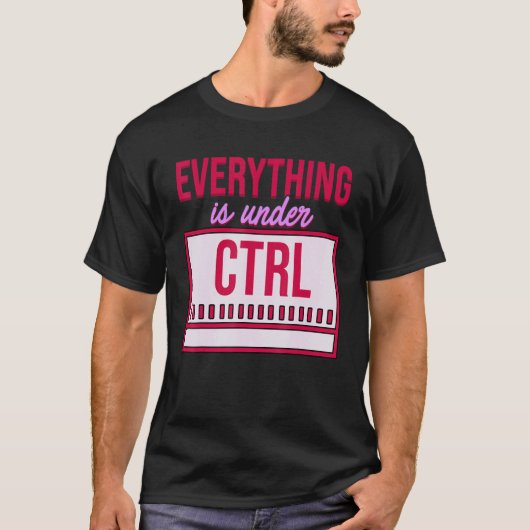 Alles valt onder de controleprogrammeercoderingsso t-shirt (Voorkant)