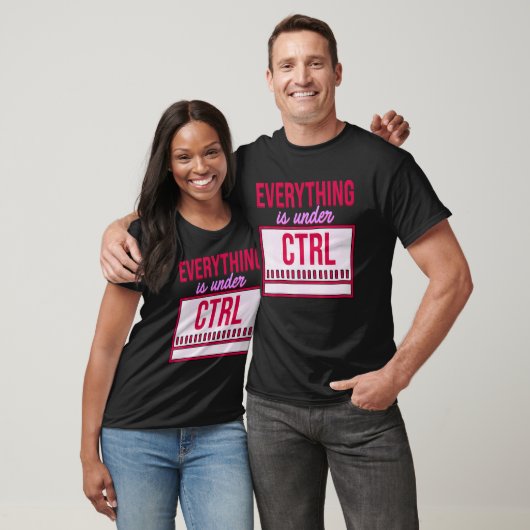 Alles valt onder de controleprogrammeercoderingsso t-shirt (Unisex)