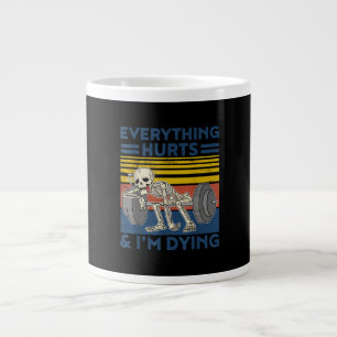 Alles van de uren Weightlift Ness Gym Gift Grote Koffiekop