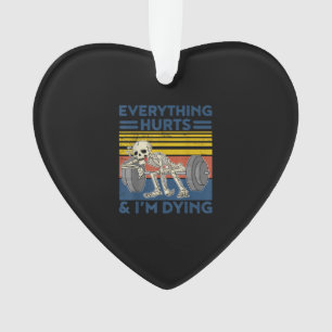 Alles van de uren Weightlift Ness Gym Gift Ornament